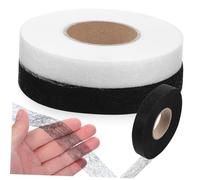 HOMSFOU 2 Cinta de Dobladillo de Tela de Planchar de Adhesivo Doble Cara Sin Coser para Reparaciones de Ropa y Manualidades Color