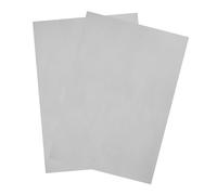 HOMSFOU 2 hojas Película Protectora para Portátil Efecto Color Plata Cepillada Adhesivo Vinilo Resistente Compatible con Notebooks y Laptops Kit Fácil de Aplicar y Retirar para Uso