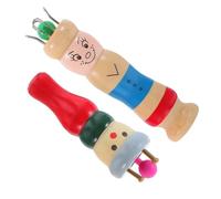 HOMSFOU 2 juegos Herramientas de Madera para Tejer Cuerda Kit de Fabricación DIY para Principiantes Rápido y Fácil de Usar Hiladora de Hilo para Pulseras y Manualidades Color Aleatorio