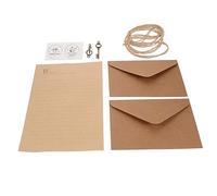 HOMSFOU 2 Papelería Vintage con Sobres y Papel para Notas Mensajes Poemas y Cartas de Agradecimiento