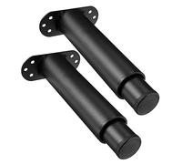 HOMSFOU 2 patas ajustables para marco de cama, soporte de cama, patas de repuesto, elevadores de cama resistentes, laminados en frío, kit de refuerzo de cama fácil de instalar para marco de cama y