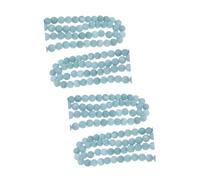 HOMSFOU 2 Piezas 2 Cuentas De Aguamarina Heladas Piedra Cuentas Espaciador Para Hacer Joyas Collar Cuentas Facetadas En Forma De Lágrima Facetado Artesanía Cuentas Sueltas