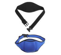 HOMSFOU 2 Piezas Bolsa de Cintura para Micrófono de Neopreno Ajustable para Instructores de Fitness y Teatro con Función Manos Libres Adecuado para Clases al Aire Libre