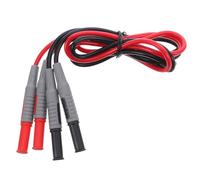 HOMSFOU 2 Piezas Cable de Prueba para Multímetro Profesional Sonda de Alambre de Punción, Aleación y Plástico, Rendimiento Estable y Portátil para Análisis de Circuitos Complejos y Uso