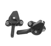 HOMSFOU 2 Piezas Interruptor de Acelerador Ajustable, Maneta Negra | Abrazadera de Plástico para Manillar de 22-35mm, Respuesta Rápida, Uso en Microcultivadores