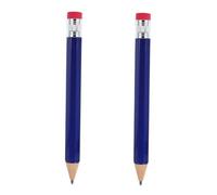 HOMSFOU 2 Piezas Lápices Gigantes Divertidos Borrador y Funda Protectora Escolares para Profesores Únicos para Fiestas de Cumpleaños y Clases Relleno Negro