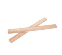HOMSFOU 2 Piezas Mango de Madera para Reemplazo Duradero Accesorio para Herramientas de Carpintería Uso Jardinería y Actividades al Aire