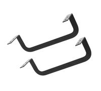 HOMSFOU 2 Piezas Poseedor sobrecolchón Doble Sujetadores Slip Tapones colchón Plegable lecho Elevador de colchón Tope Deslizante para colchón Piezas de Puertas de Garaje Planchar Black