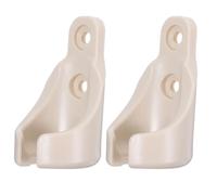 HOMSFOU 2 Piezas Soportes para Cortinas y Resistencia al de Plástico Beige Enrollables Protección UV para Uso en Interiores y Actividades al Aire Libre
