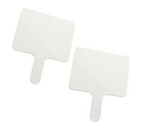 HOMSFOU 2 Piezas Tablero de Respuestas Doble Cara para Fiesta Pizarra Blanca Borrable Herramienta de Enseñanza Interactiva y Material Escolar Kawaii