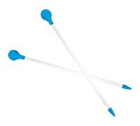 HOMSFOU 2 Piezas Tubo de Silicona Flexible para Alimentación de Corales en Acuarios, Material Acrílico y Silicona, Diseño Creativo Gran Capacidad de Succión para Tanques