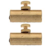 HOMSFOU 2 Piezas Wolf Tone para Violonchelo Sordinas Portátiles para Violonchelo el Wolf Tone Cobre Dorado