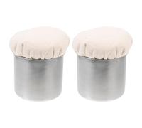 HOMSFOU 2 Pinceles de Grasa para panqueques, aplicador de Aceite de sartén, crepé, Fabricante de sartenes, Pinceles para Hornear, Salsa de Barbacoa, fregona, Salsa de Barbacoa, Aceite antidesgaste,