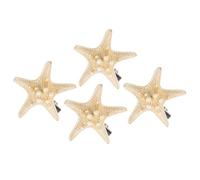 HOMSFOU 2 Pinzas Para El Pelo De Estrella De Pinza Para El Pelo De Estrella De De Cinco Puntas Pinza Para El Pelo De Concha Pasadores Para El Pelo De Estrella De