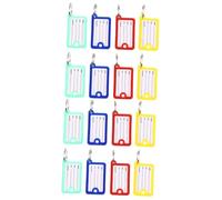 HOMSFOU 2 Series Etiquetas Identificación Multiusos Para Claves Equipaje Y Mascotas Etiquetas Reutilizables Para Organización Gimnasios Y Dormitorios 100 Piezas X 2