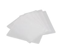 HOMSFOU 2 Series Transparente De Silicona Mate para Tarjetas Bancarias Protección para Tarjeta De Autobús Y Membresía 50 Piezas*2