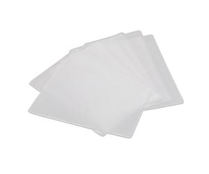 HOMSFOU 2 Series Transparente De Silicona Mate para Tarjetas Bancarias Protección para Tarjeta De Autobús Y Membresía 50 Piezas*2