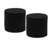 HOMSFOU 2 Tapones de Esponja Mejora el Reflejo de Bajos para Tubo del Puerto del Subwoofer, Amortiguación Acústica Color Negro para Sistema de Audio de Coche y Hogar
