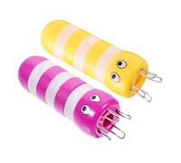 HOMSFOU 2 Unidades Tejedora de Cuerda Forma Abeja Herramienta para Tejer Manualidades DIY Agujas para Tejer Lana Compacta y Ligera Adecuado para Bufandas Pulseras y Suéteres