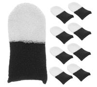 HOMSFOU 20 Fundas para Dedos para Juegos, Guantes para Pulgar, Accesorios para Juegos, Antisudor, Ultrafinos, para Teléfonos Y Pantallas Táctiles.