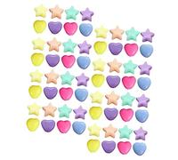 HOMSFOU 200 Piezas Abalorios Forma de y Corazón para Diy Material para Fabricación de Joyas y Manualidades Perfectos para Collares Pulseras y Aretes