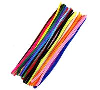 HOMSFOU 200 Piezas Barras Retorcidas de Peluche para Manualidades Diy Pack Material Creativo para Barras Flexibles para Desarrollar Imaginación y Habilidad Manual para Proyectos de y