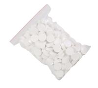 HOMSFOU 200 Piezas Toalla Comprimida para Exteriores, Toallas Faciales Desechables, No Tejido, Color Claro, Portátil, para Viajes al Aire Libre y Lavado Facial
