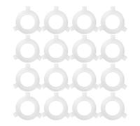 HOMSFOU 20Pcs Anillo Adaptador E27 a E14, Reductor Convertidor Pantalla, Anillo Reductor De PláStico Para LáMpara, FáCil InstalacióN, Ideal Para Hogar Y Comercial