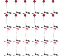 HOMSFOU 24 Pinzas Pelo de Plantas Pequeñas, Clips de Brotes Kawaii, Accesorios Cabello para Niñas y Mujeres, Pinzas de Colores Mixtos, Ideales para Uso Diario y Fiestas Varios estilos