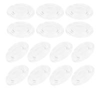 HOMSFOU 25 Piezas De Juntas De Goma Antideslizantes para Puertas De Armarios De Ordenador De Parachoques Pegatinas Blancas para Muebles Herrajes para Parachoques De Armarios