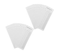 HOMSFOU 25 Piezas Marcapáginas de Seguimiento para Lectura Tarjetas de Registro y Control de Libros Accesorios para Biblioteca Escuelas y Amantes Lectura