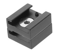HOMSFOU 2juegos Adaptador De Montaje Hot Shoe con Soporte Fijo para Accesorios De Fotografía DSLR Conector De Estable y Seguro