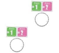 HOMSFOU 2piezas Bisel Protector Metálico Para Reloj Watch Decorativo Ligero y Resistente Arañazos Fácil Instalación y Retiro
