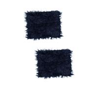 HOMSFOU 2piezas Fotográfica para Bebés Recién Nacidos Alfombra Suave y Cómoda para Fotografía Infantil para Sesiones De Crecimiento y Cumple Mes Color Azul Marino