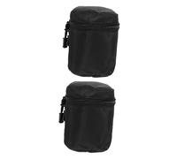 HOMSFOU 2piezas Funda y Antichoque para Lentes De Cámara Bolsa De s para Accesorios De Fotografía Protección Duradera y