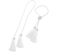 HOMSFOU 2piezas Lazos Decorativos para Cortinas de Fibra Química Hebilla para Uso Rápido y Fijación Segura en Dormitorio y Oficina
