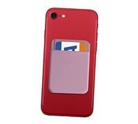 HOMSFOU 2piezas para Teléfono De PU Soporte para Smartphone Pouch para Tarjetas Rosa ID y Dinero Sin
