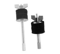 HOMSFOU 2piezas Soporte Para Apilador De Cymbales Brazo De Soporte De Aleación Para Batería Accesorios De Montaje Estables y Flexibles Para Múltiples