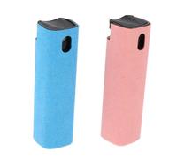 HOMSFOU 2piezas Spray Limpiador De Lentes Kit De Limpieza Portátil Para Gafas y Pantallas Elimina Huellas y Suciedad Sin Dejar Residuos Compatible Móviles Laptops