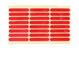 HOMSFOU 3 Cintas Adhesivas de Doble Cara para Uñas, sin Corte, Pegatinas de Cristal Transparentes, 24 Unidades por Cinta, Herramienta para Decoración de Uñas, Uso Color Color Aleatorio