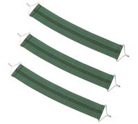 HOMSFOU 3 Correas de Refuerzo Elásticas Verdes para Sillas de Eslinga de Exterior, Kit de Repuesto para Reparación de Sillas de Patio y Salón, Accesorio Resistente para Tumbonas Plegables