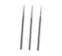 HOMSFOU 3 piezas de Pulido para Budista con Varilla Fija de Tungsteno Agujas de Pulido para Taladro de Joyería Diseño de Doble para Fijación Firme Compatible con Cuentas