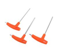 HOMSFOU 3 Piezas Llave Allen T Mango Ergonómico Hexagonal Bola Cabeza para Reparación Bicicleta y Maquinaria
