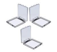 HOMSFOU 3 Piezas Protector de Interruptor de Botón Negro de Plástico para Botón de Elevador y Ordenador, Diseño Transparente y Fácil de Retirar, Adecuado para Lavavajillas