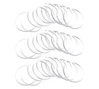 HOMSFOU 30 De Mesa De Vidrio Almohadillas Antideslizantes Transparentes Espaciadores De Mesa Auxiliar