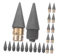 HOMSFOU 30 piezas Puntas de Lápiz Recambio sin Tinta Duraderas y Suaves para Escritura y Dibujo Recambios Portátiles para Lápices Eternos Afilado Regalo para Estudiantes y