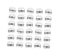 HOMSFOU 30piezas Pendientes Tapones Transparentes Para Cierres Accesorios De Bricolaje Para Tuerca Tapones Para Cierres Para Pendientes De Seguridad