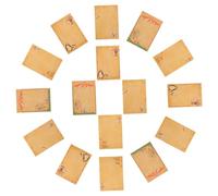 HOMSFOU 32 Hojas Papel de Carta Vintage con Diseño Retro Papel de Escritura Decorativo para Cartas Tarjetas de Felicitación y Manualidades para Notas Poemas y Correspondencia Especial