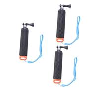 HOMSFOU 3piezas Bastón Flotante Manos Libres para Cámara Soporte Acuático Correa De Seguridad Accesorios De Fotografía Submarina Naranja