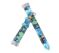 HOMSFOU 3piezas Correa De Reloj De Cuero De Vacuno Patrón Impreso Banda Compatible Fit Correa De Repuesto Cómoda y Fácil De Instalar Accesorios De Reloj Para Hombre y Mujer